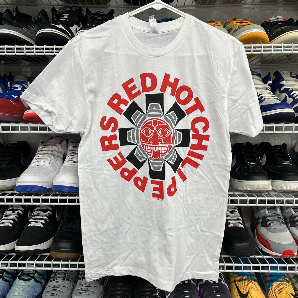 Red Hot Chilli Peppers Band Tee Tshirt Size S White - Hype Stew Sneakers Detroit