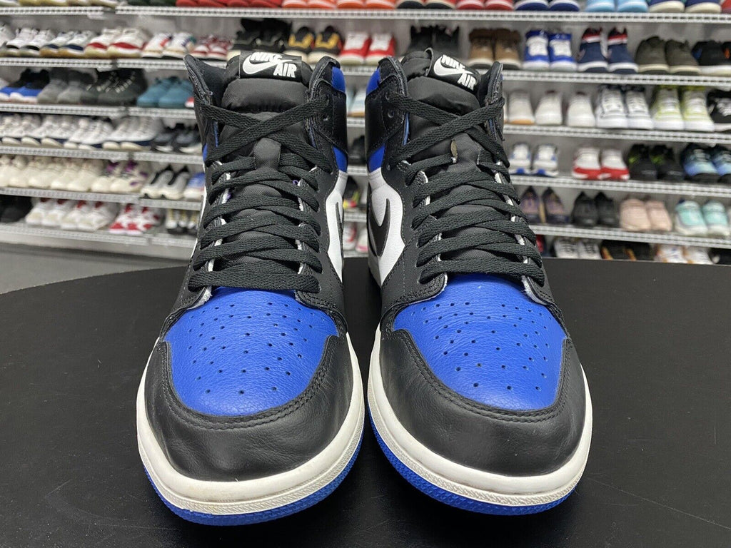 Nike Air Jordan 1 Retro High OG Royal Toe Blue Black 555088-041 Men's Size 10.5 - Hype Stew Sneakers Detroit