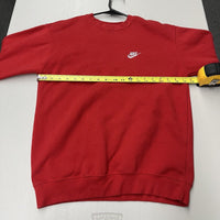 Nike Sportswear Club Fleece Crewneck Red Sweatshirt Men's Size S - Hype Stew Sneakers Detroit