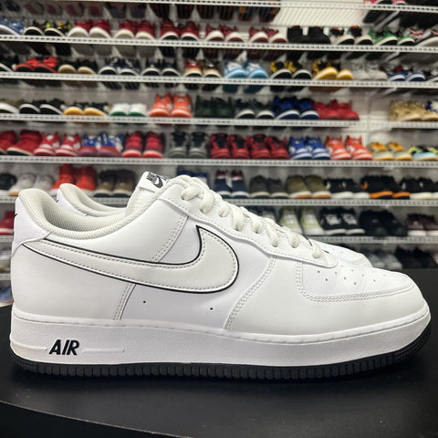 Nike Air Force 1 '07 Low Shoes 'White/Black' (DV0788-103) Sz 14