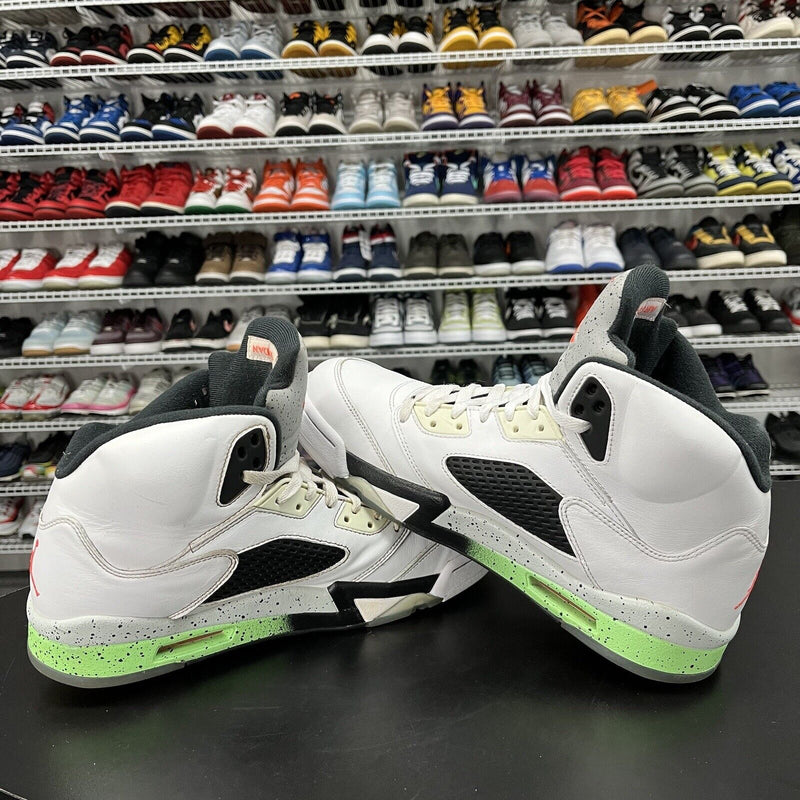 Nike Air Jordan 5 Retro Poison Green 136027-115 Men's Size 11.5 - Hype Stew Sneakers Detroit