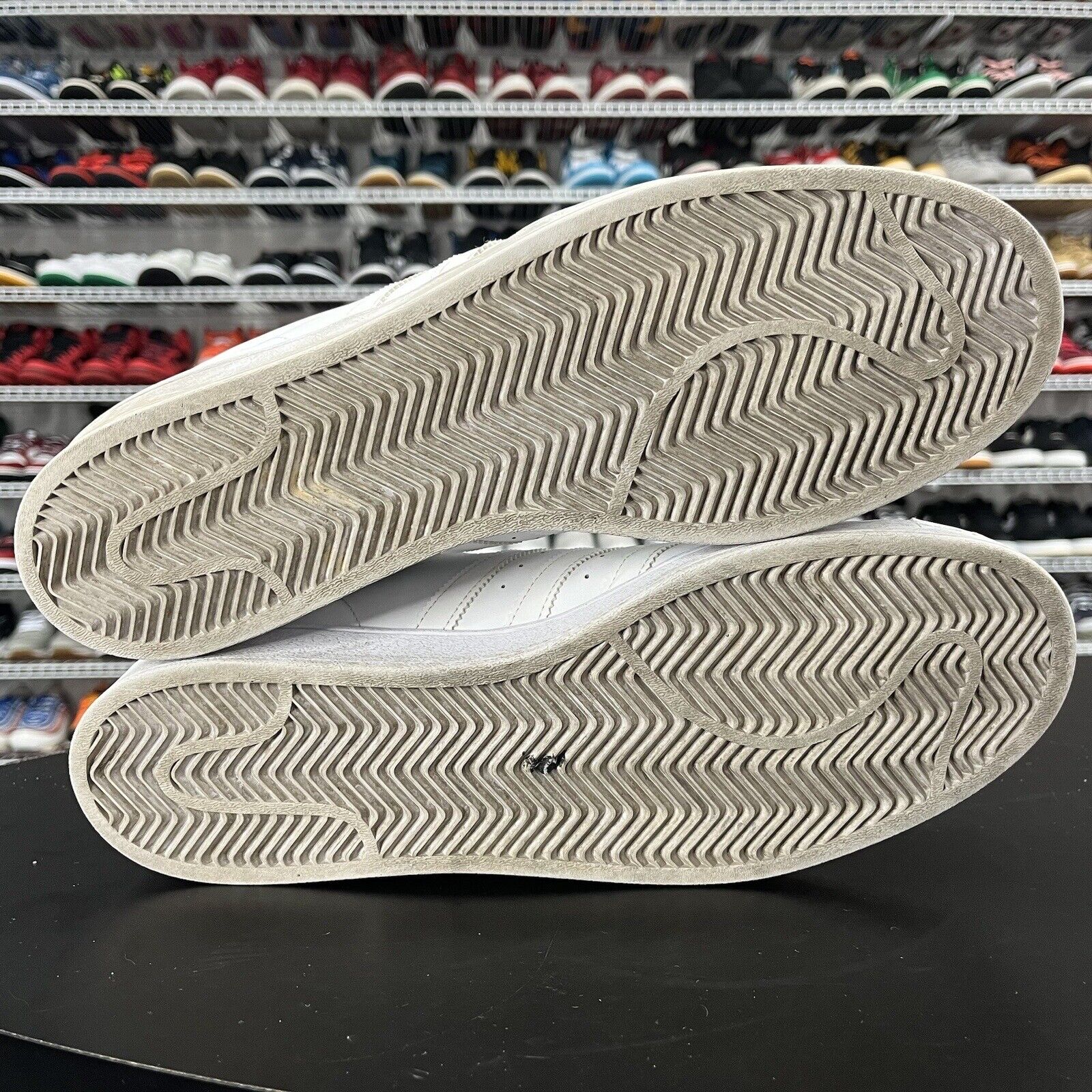 Adidas Superstar Triple White Shell Toe EG4960 Men's Size 13 Missing 1 Insole