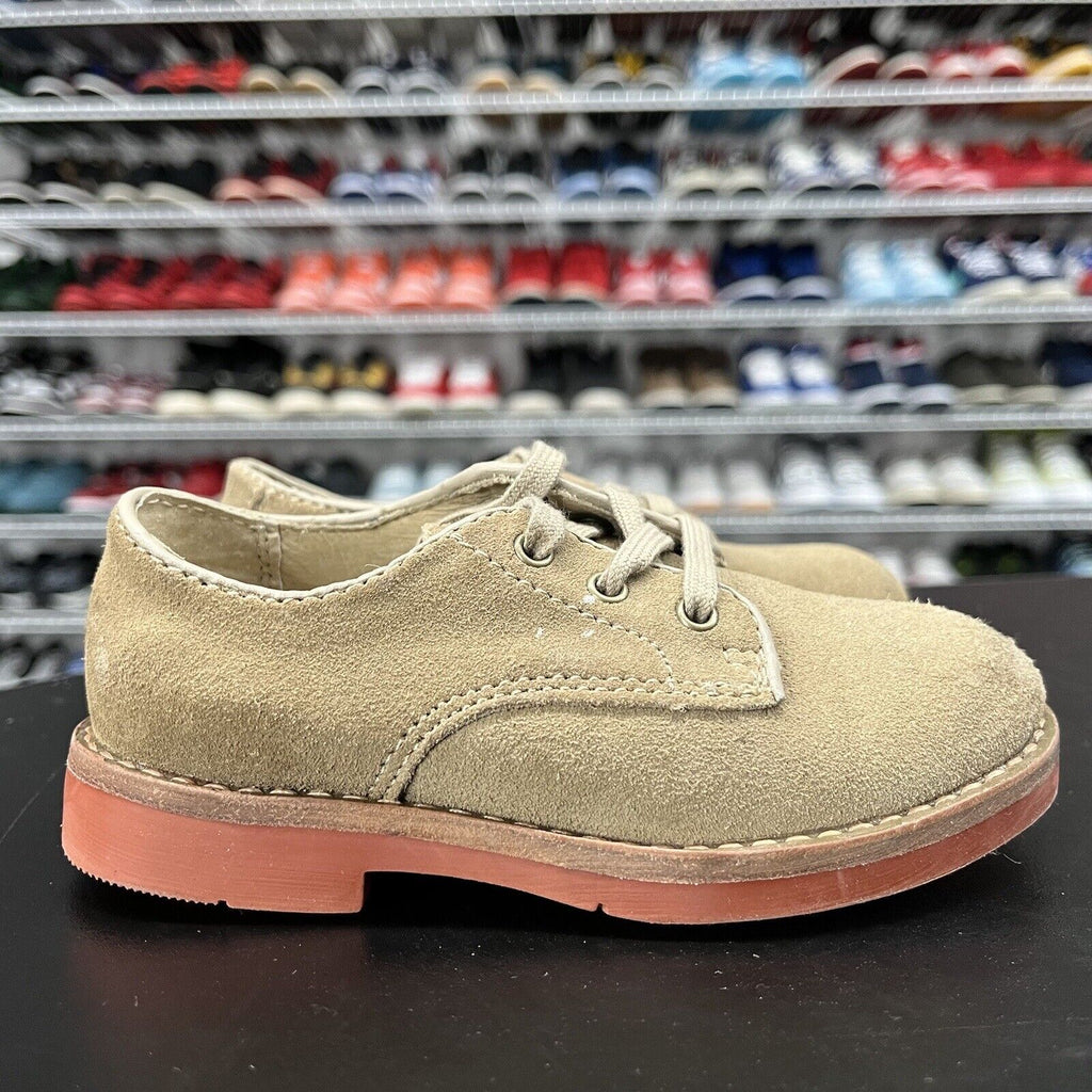 Sperry Top Sider Caspian Tan Suede Oxford Childrenƒ??s Dress Shoes Size 7.5 - Hype Stew Sneakers Detroit
