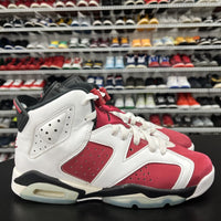 Nike Air Jordan 6 Retro (GS) Carmine 2021 384665-106 Youth Size 6Y