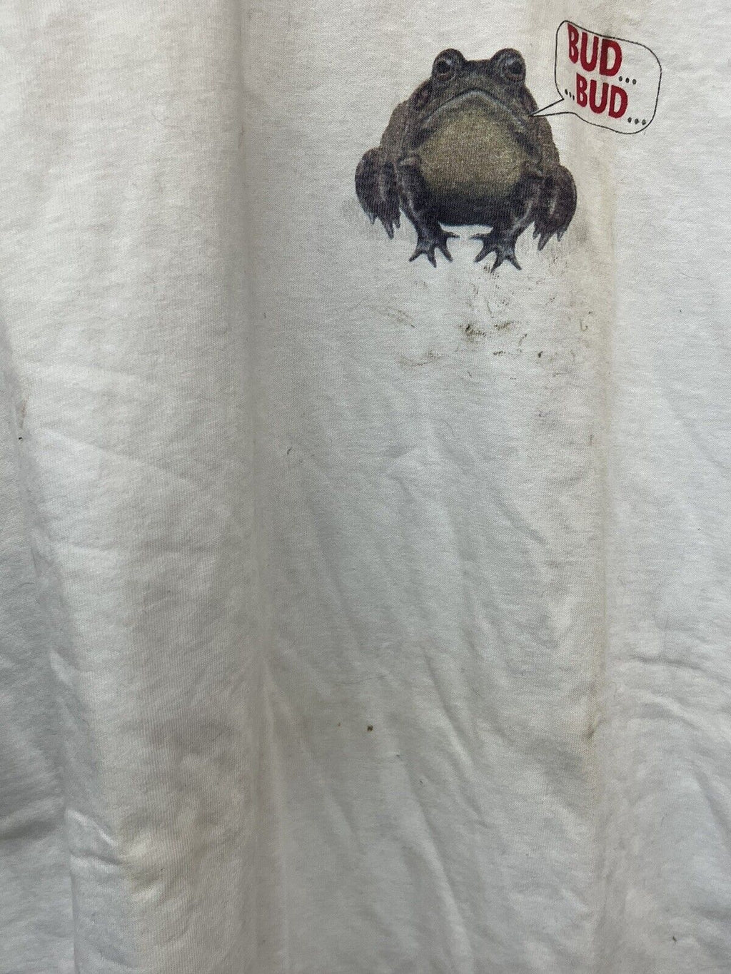Vintage 1990'S  Budweiser Frogs Bud..wies..er T-shirt Size XL - Hype Stew Sneakers Detroit