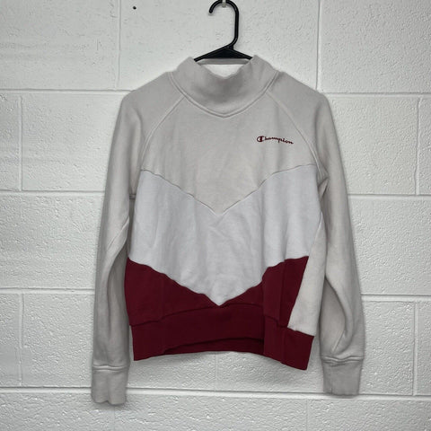 Vintage Y2K Champion Logo Crewneck Sweatshirt Womens Collared Size Small