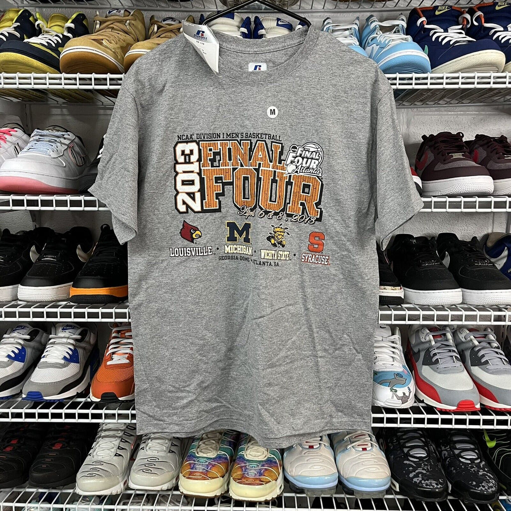 NCAA Basketball Apparel 2013 Final Four Atlanta Graphic T-Shirt Crew Neck Sz M - Hype Stew Sneakers Detroit