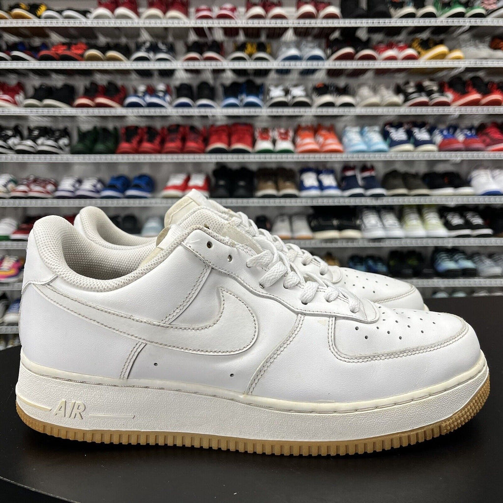 Nike Air Force 1 Low White Gum DJ2739-100 Men's Size 10.5 - Hype Stew Sneakers Detroit