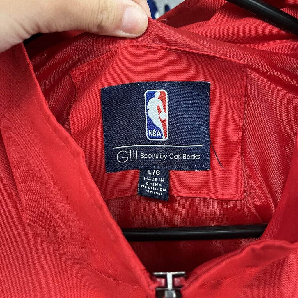 Rare Giii NBA Chicago Bulls 6X Champs Red Bomber Jacket-Men's Sz L - Hype Stew Sneakers Detroit