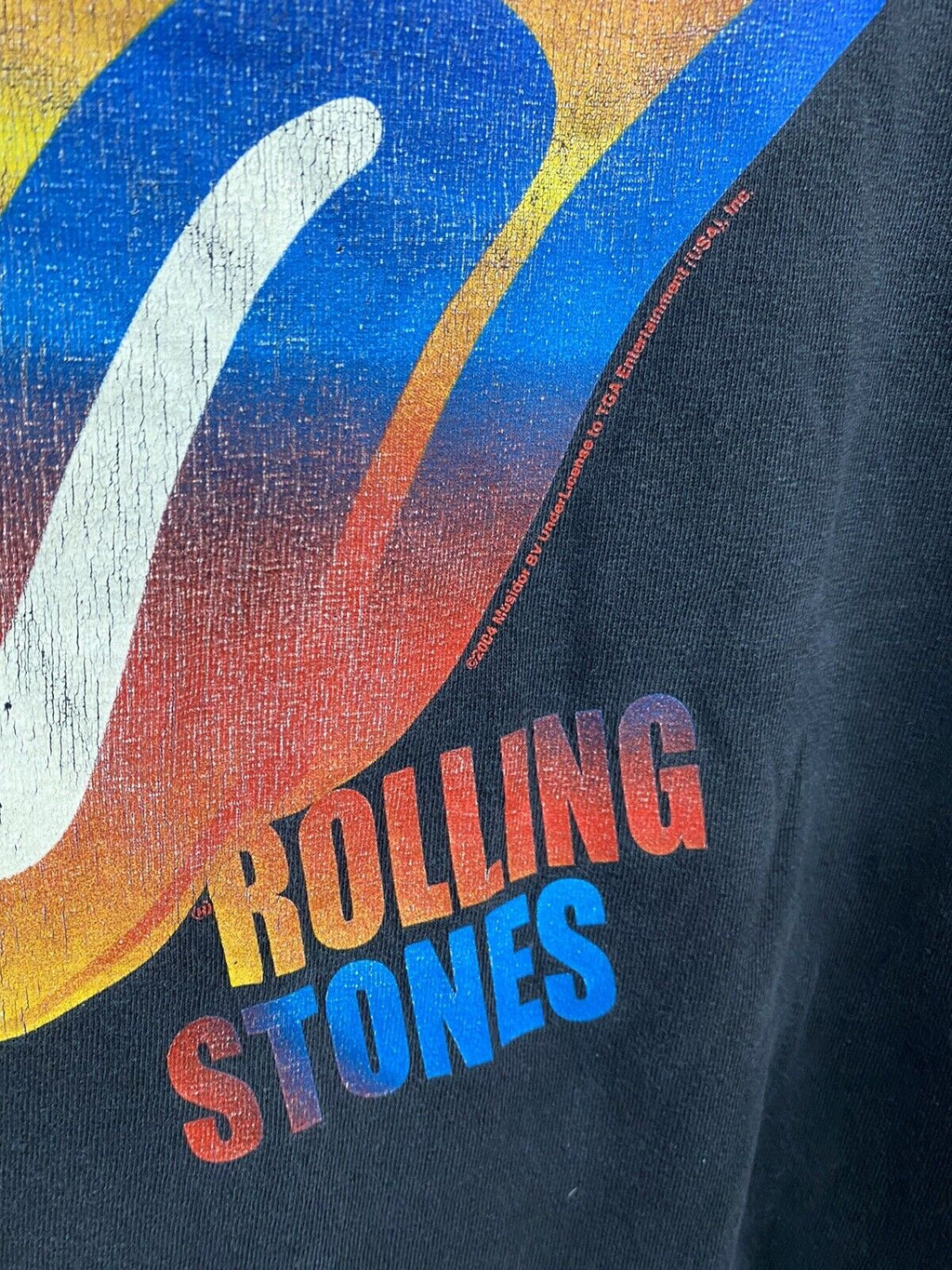 Rolling Stones Get your Licks Rt 66 Album Black Vintage T-shirt Size Large - Hype Stew Sneakers Detroit