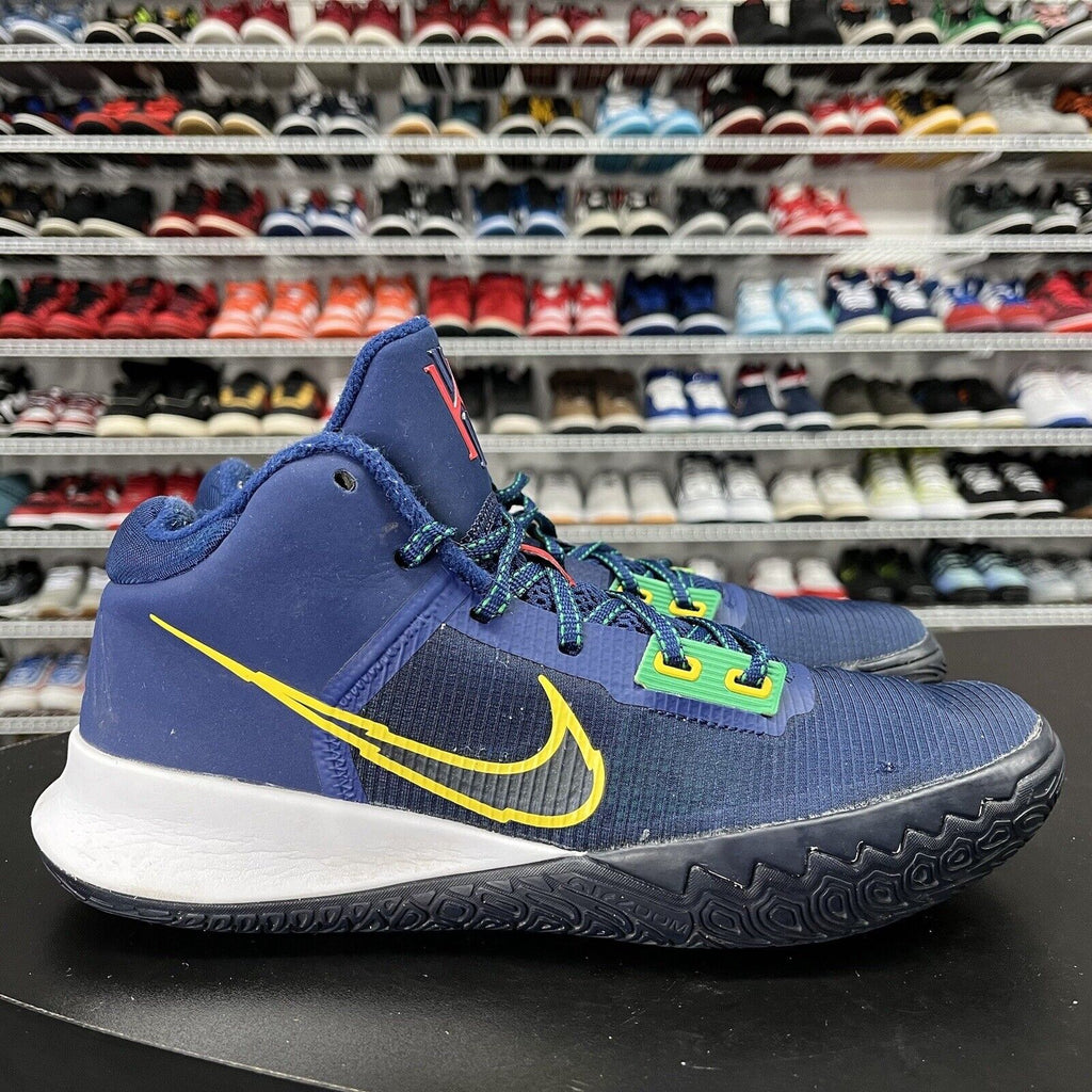 Nike Kyrie Flytrap 4 Blue Void Yellow Basketball Shoes CT1972-400 Men's Size 9 - Hype Stew Sneakers Detroit