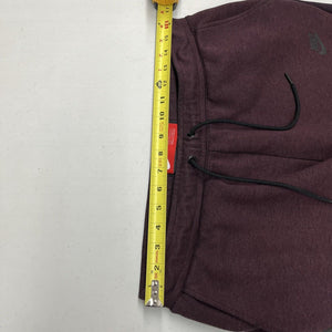 Nike Tech Fleece Slim Fit Port Wine Mens Sportswear Jogger Maroon Mens Size L