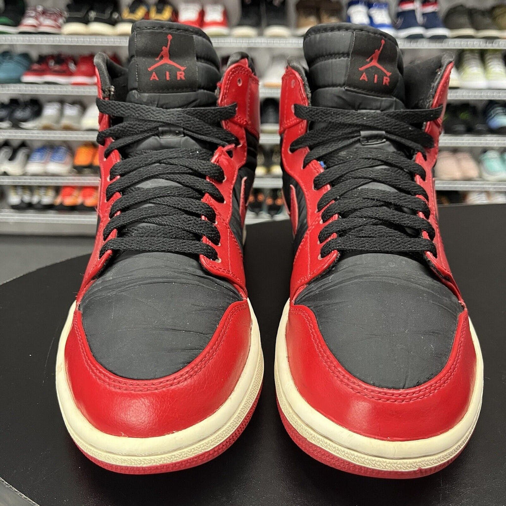 Jordan 1 High Strap Black Gym Red 342132-002 Men's Size 9 - Hype Stew Sneakers Detroit