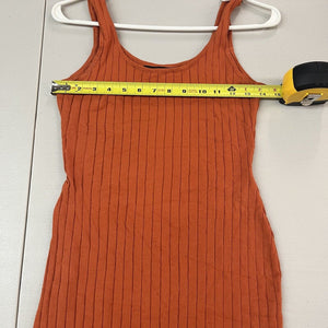 Hera Collection Orange Sleeveless Knit Dress Sz L - Hype Stew Sneakers Detroit