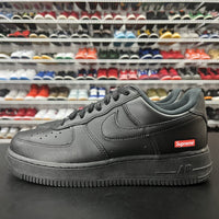 Nike Air Force 1 Low Supreme Black CU9225-001 Men's Size 8 - Hype Stew Sneakers Detroit
