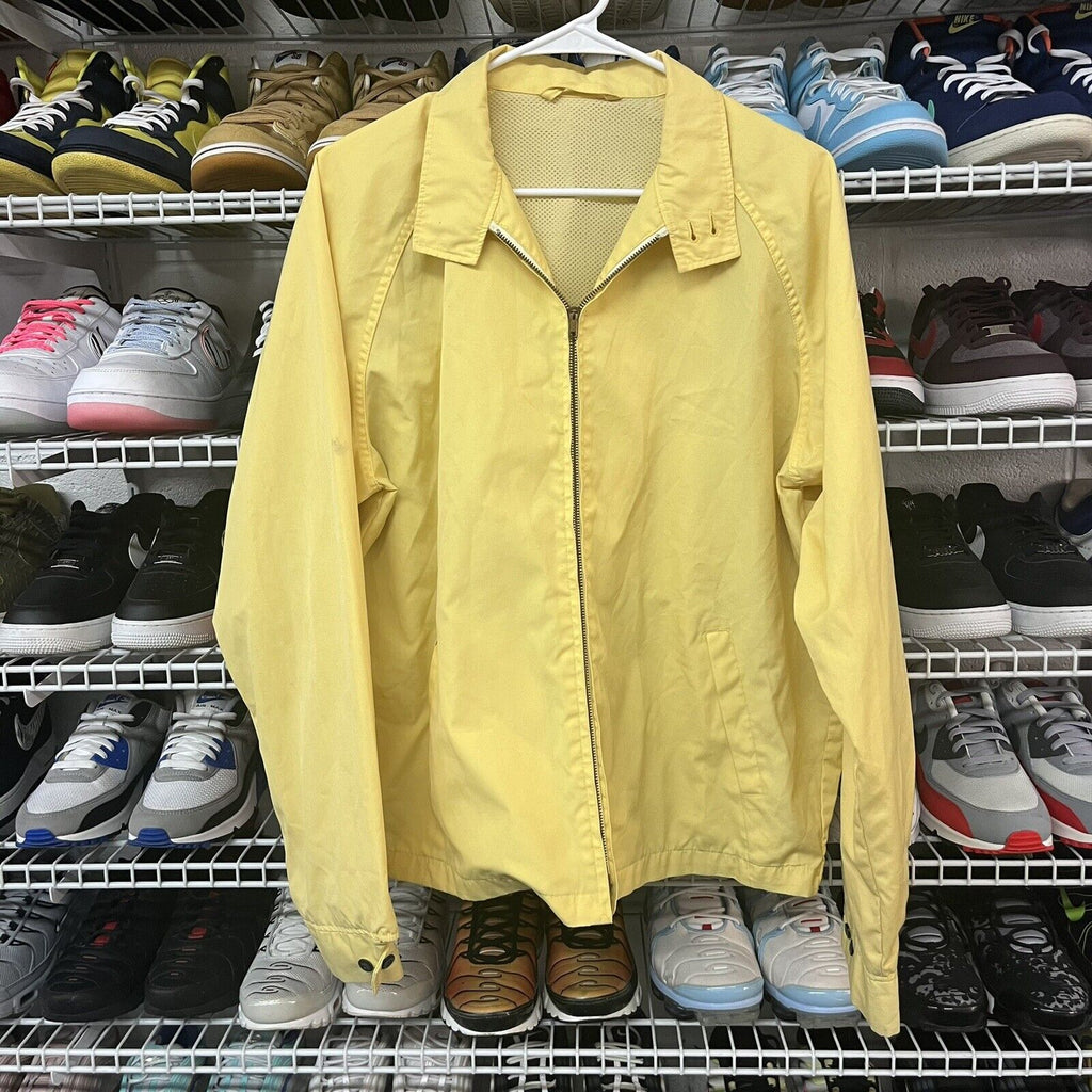 Vintage 80s Power King Women's Yellow Jacket/Windbreaker Sz L - Hype Stew Sneakers Detroit