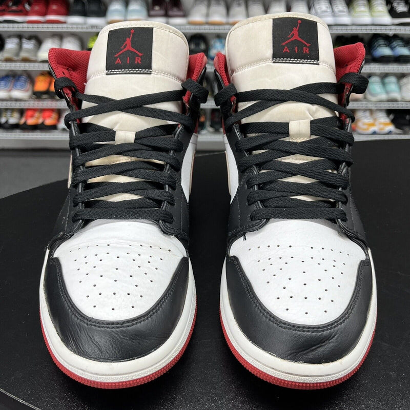 Nike Air Jordan 1 Mid Gym Red Black White 2023 554724-122 Men's Size 10.5 - Hype Stew Sneakers Detroit