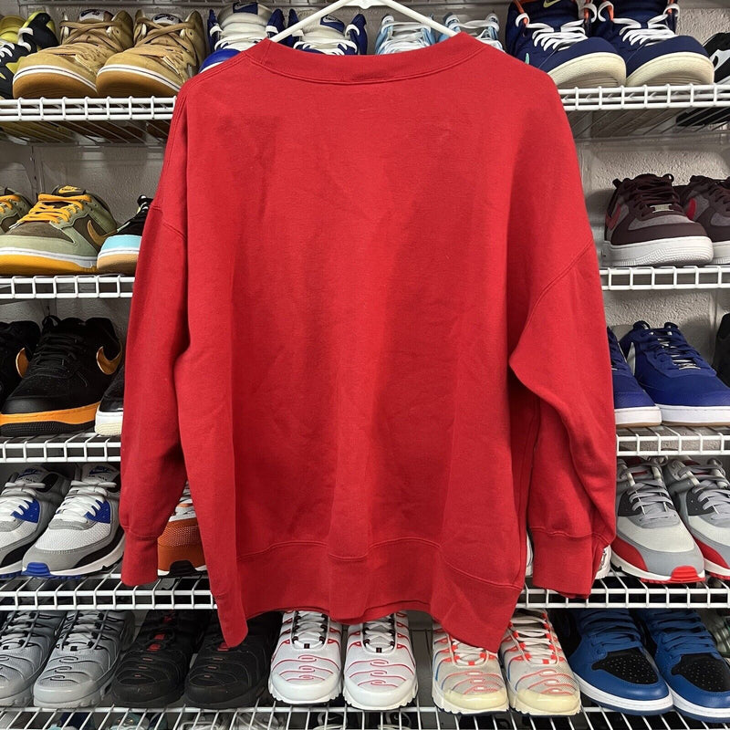 VTG 90s Limited Jeans Sweatshirt Adult Large Red Embroidered Crewneck - Hype Stew Sneakers Detroit