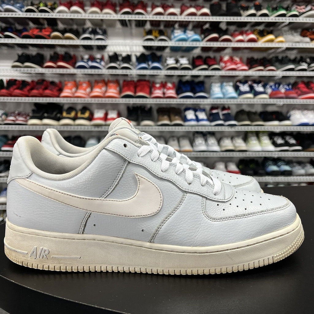 Nike Air Force 1 Low Pure Platinum Blue Silver 488298-091 Men's Size 13 - Hype Stew Sneakers Detroit