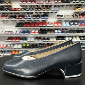 Easy Spirit Women's Leather Slip-On Heel Escoral Shoe Navy Size 7 M - Hype Stew Sneakers Detroit