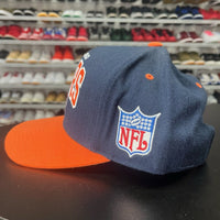 VTG 2000s Mitchell & Ness Chicago Bears Retro 80s Logo Spell Out Snapback Hat - Hype Stew Sneakers Detroit
