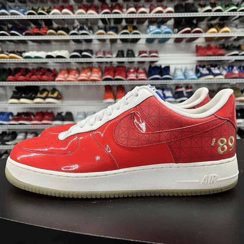 Nike Air Force 1 'Detroit Pistons 89 Champs' Red Sneaker CI9882-600 Size 13 - Hype Stew Sneakers Detroit