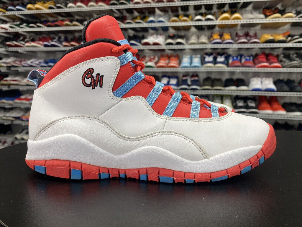 Nike Air Jordan 10 Chicago Flag City Pack Retro 310806-114 Youth Size 7 - Hype Stew Sneakers Detroit