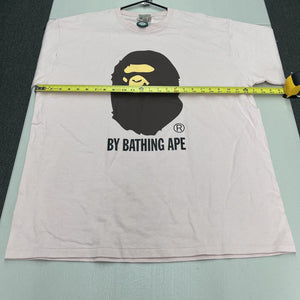 Rare Authentic A Bathing Ape Bape By Bathing Ape T Shirt Pink Size 3XL - Hype Stew Sneakers Detroit