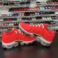 Nike Air Vapormax Plus Shoes Bright Crimson 924453-602 Men's Size 10 With Box - Hype Stew Sneakers Detroit