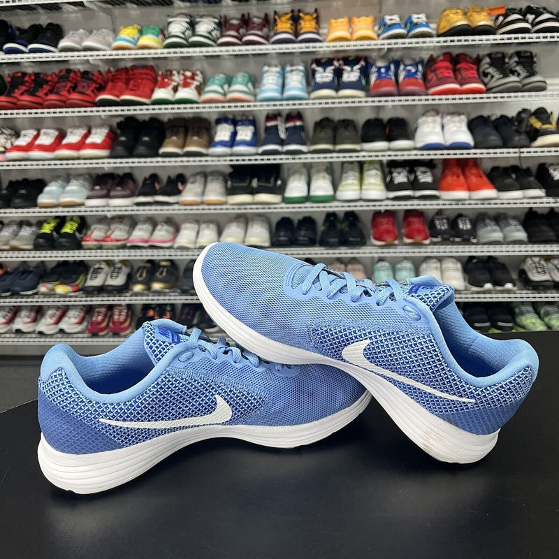 Nike Womens Revolution 3 Running Shoes Blue 819303-400 Size 8.5