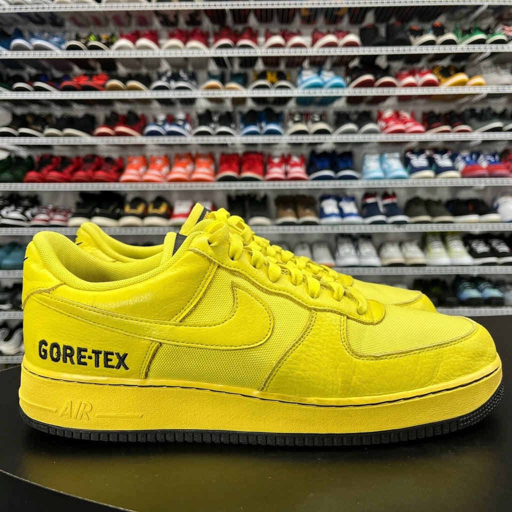 Nike Air Force 1 GTX Gore-Tex Dynamic Yellow CK2630-701 Men's Size 13 - Hype Stew Sneakers Detroit