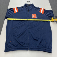 Vtg 2000s Y2K Detroit Tigers Jacket Men's XL Genuine Merch MLB Full Zip Satin - Hype Stew Sneakers Detroit