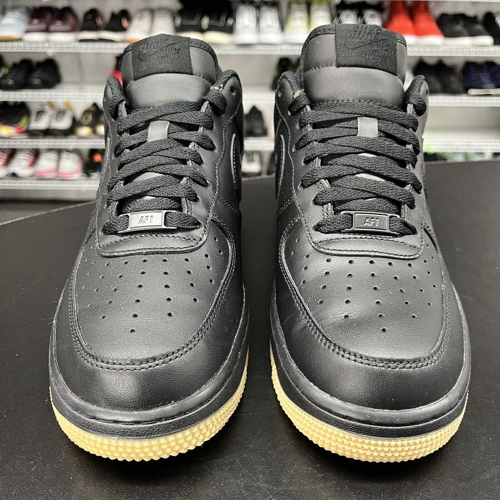 Nike Air Force 1 '07 Low Black Gum Shoes DZ4404-001 Men's Size 8.5 No Insoles - Hype Stew Sneakers Detroit