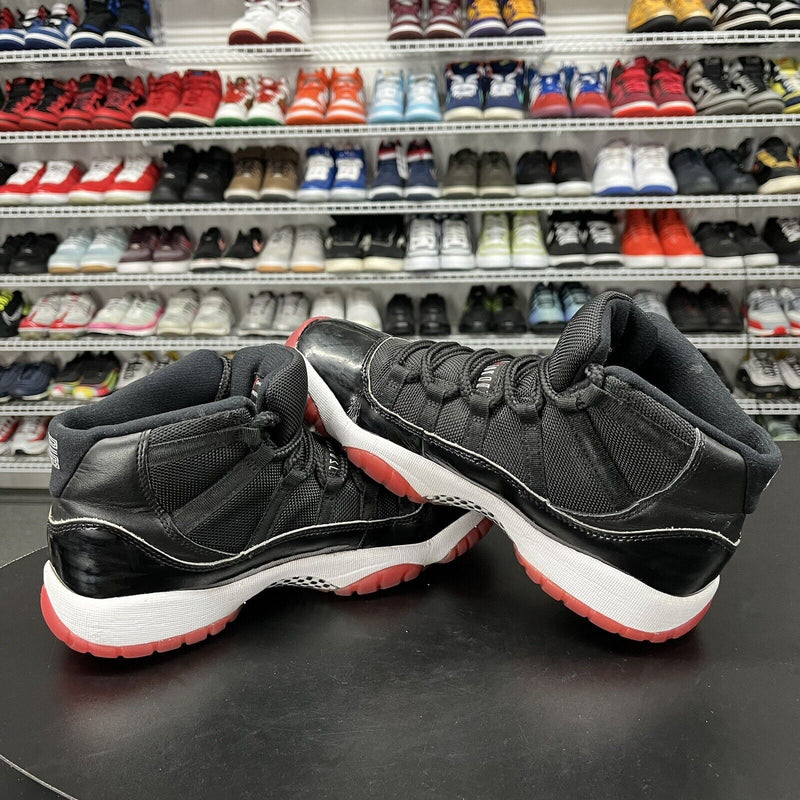 Nike Air Jordan 11 Retro Playoffs "Bred" 2019 GS 378038-061 Youth Size 6.5Y