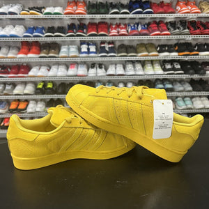 Adidas X Pharrell Superstar Supercolor Pack Yellow Men's Size 5.5 - Hype Stew Sneakers Detroit