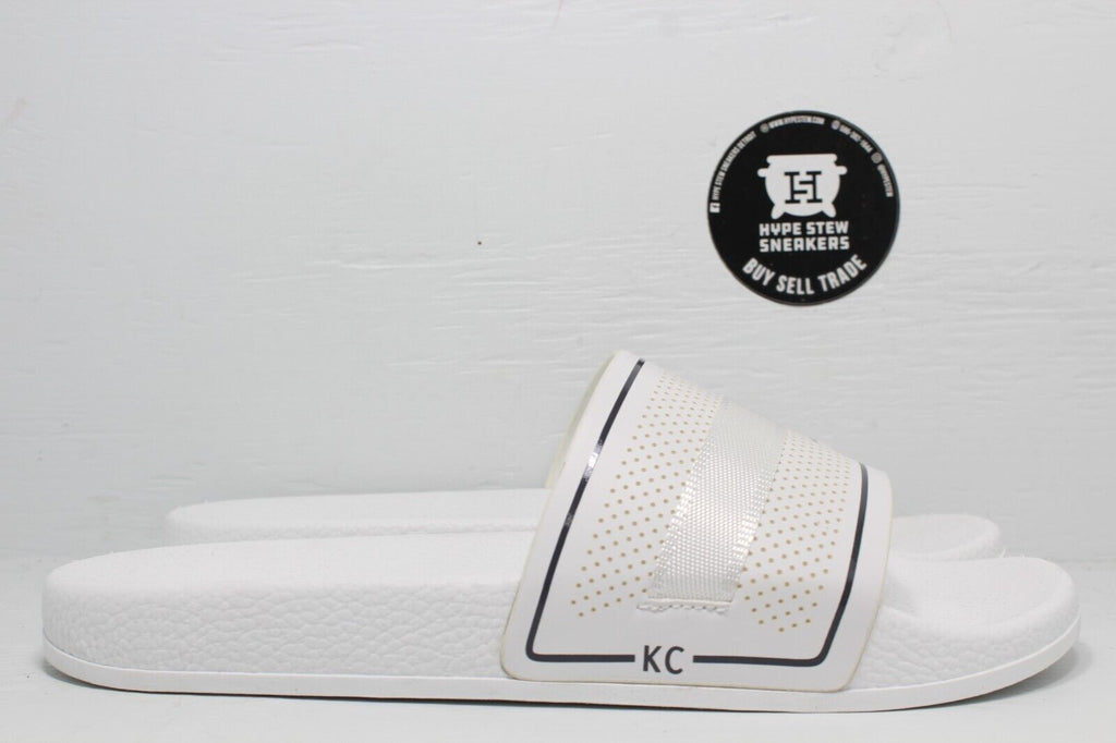 Kenneth Cole Reaction Men's Screen Slide, White,Size 10 Shoes - Hype Stew Sneakers Detroit