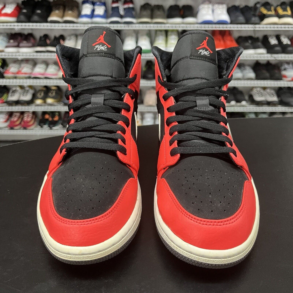 Nike Air Jordan 1 Mid "Infrared 23" 2018 554724-061 Men's Size 11.5