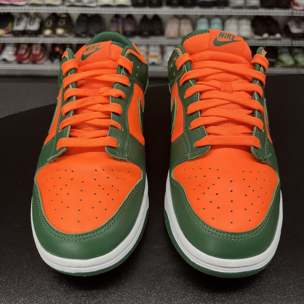 Nike Dunk Low Miami Hurricanes DD1391 300 Men's Size 9