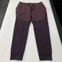 Nike Tech Fleece Slim Fit Port Wine Mens Sportswear Jogger Maroon Mens Size L