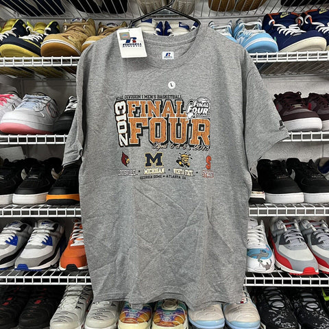 NCAA Basketball Apparel 2013 Final Four Atlanta Graphic T-Shirt Crew Neck Size L