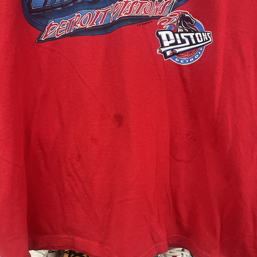 Vintage NBA Champions 2004 Detroit Pistons L/M Tshirt - Hype Stew Sneakers Detroit