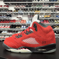 Nike Air Jordan 5 Retro Raging Bull Red GS 440888-600 Youth Size 6.5Y