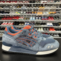 ASICS Gel Lyte III 3 Navy Orange HK538 Men's Size 10