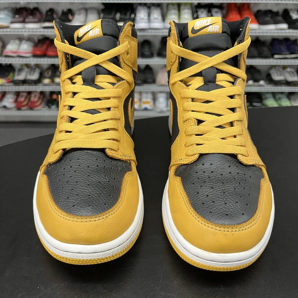 Nike Air Jordan 1 Retro High Pollen Yellow Black 555088-701 Men's Size 10.5 - Hype Stew Sneakers Detroit