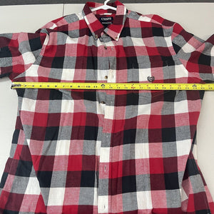 Ralph Lauren Men's XXL Red Plaid Long Sleeve Chaps Flannel - Hype Stew Sneakers Detroit