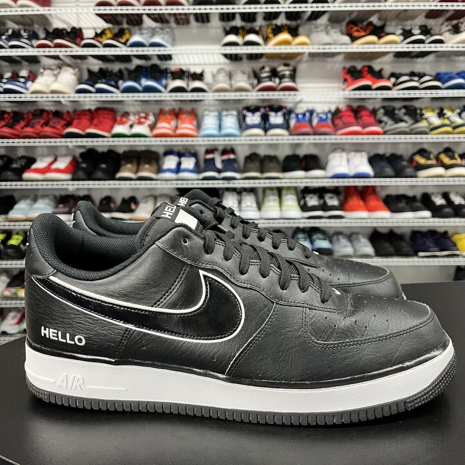 Nike Air Force Low 07 LX Hello Black 2021 CZ0327-001 Men's Size