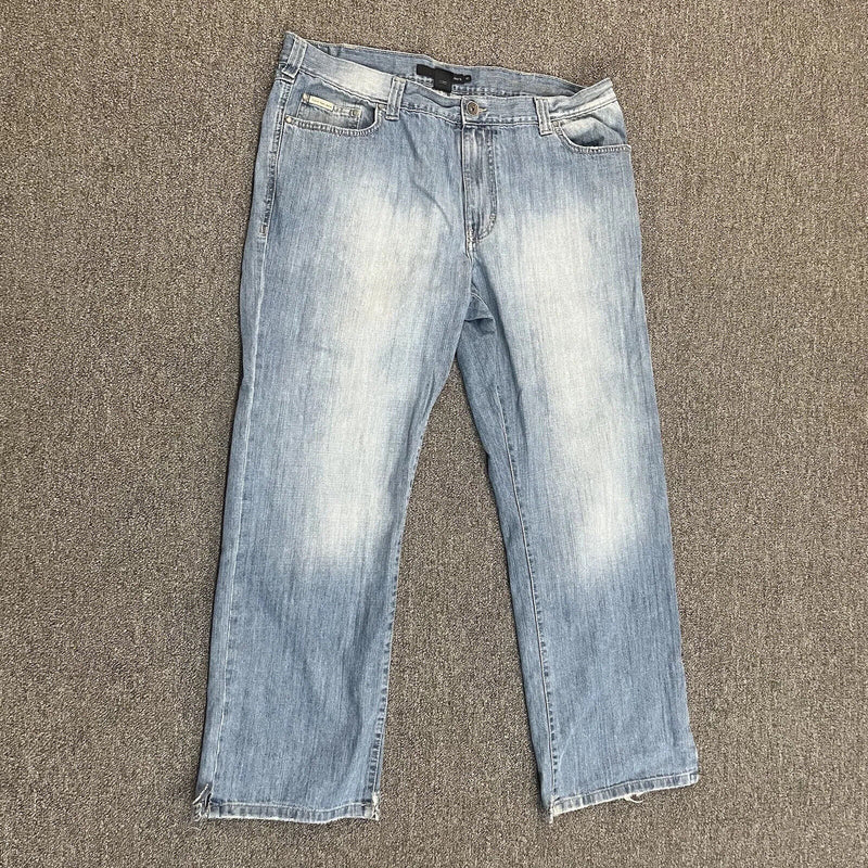 Vintage Calvin Klein Jeans Men's 40 Light Wash Easy Fit Straight
