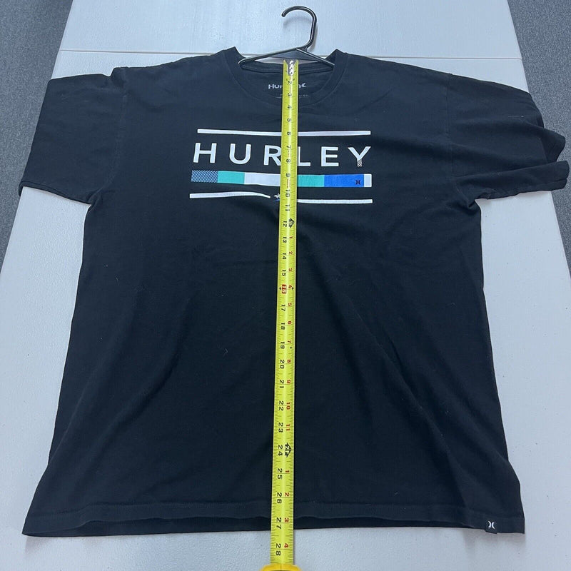 Vtg 2000s Y2K Hurley T-Shirt Men's Size L Navy Blue Short Sleeve Graphic Logo - Hype Stew Sneakers Detroit