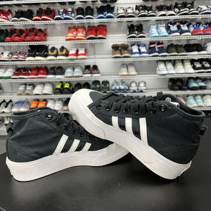 Adidas Nizza Mid Platform Sneakers Women's Black/White FY2783 Size 6.5 - Hype Stew Sneakers Detroit