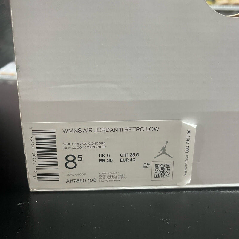 Nike Air Jordan 11 Retro Low AH7860-100  Women's Size 8.5 - Hype Stew Sneakers Detroit